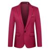 Men's Suit Korean Version of Youth Slim Fit Solid Color Single-row One-button Small Blazer