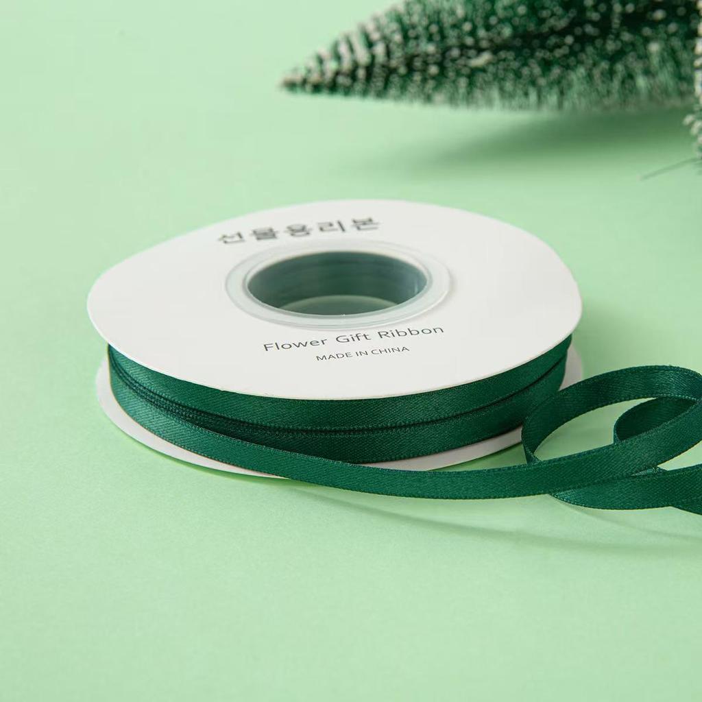 Korejská polyester-bavlna matná stuha pro DIY mašle a vlasové doplňky, 1 cm