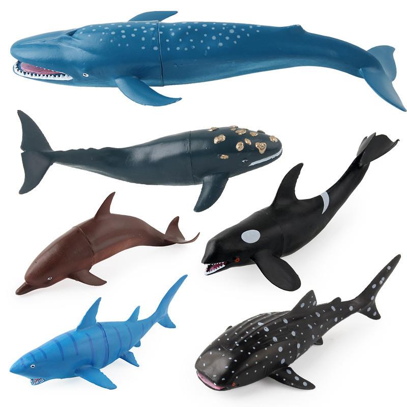 Marine Animal Figurine Kit For Children With Durable Plastic Construction For Learning