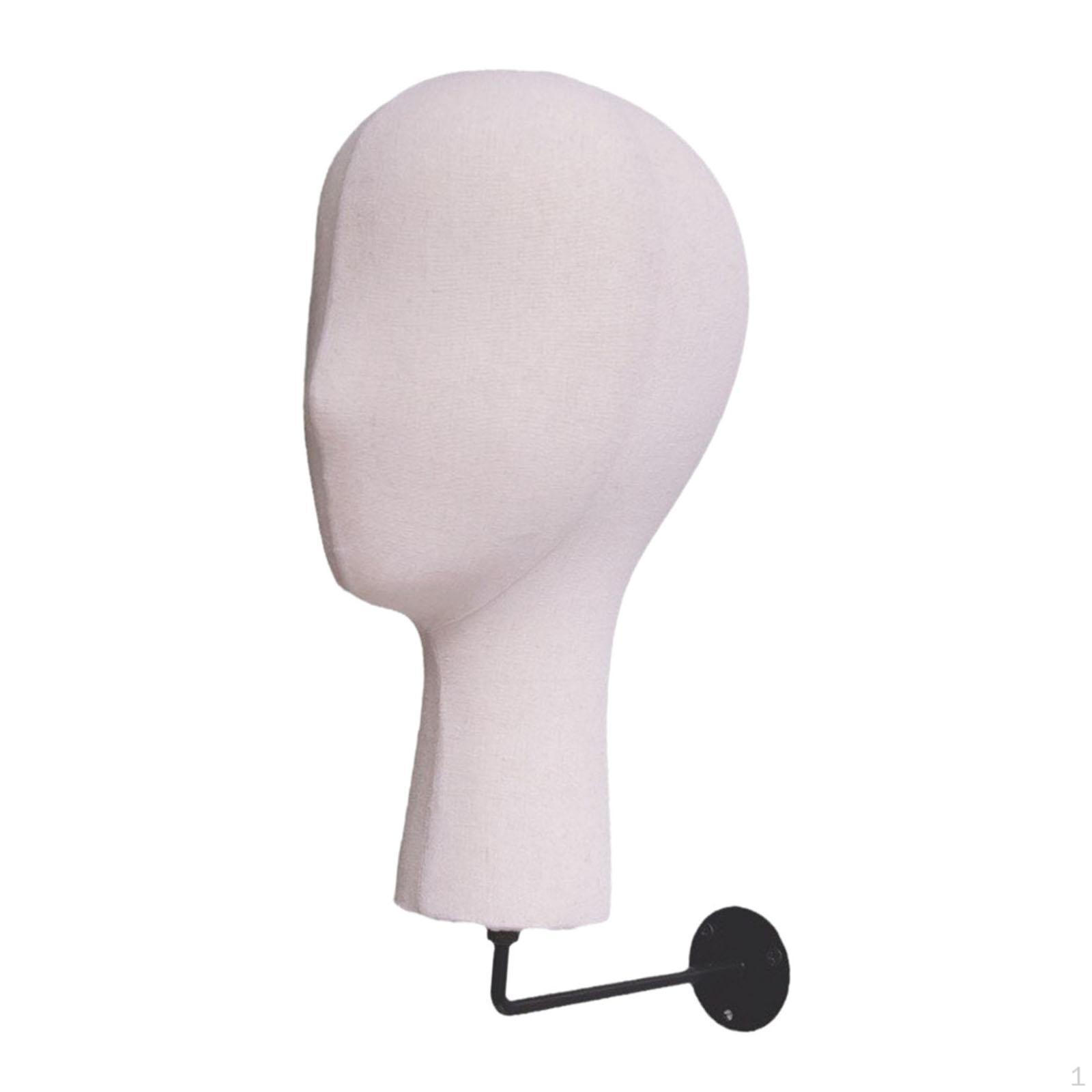 

Wig Head Holder, Mannequin Model Rack, Wall Mount Hats Display Rack for Hanging Shop Salon