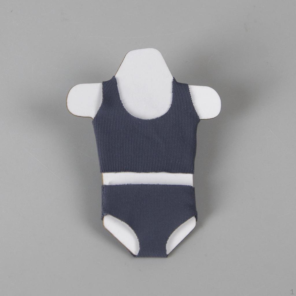 1/12 Scale Female Underwear Doll Clothing Scene Prop, Fashion Realistic Miniature Panty and Bra for