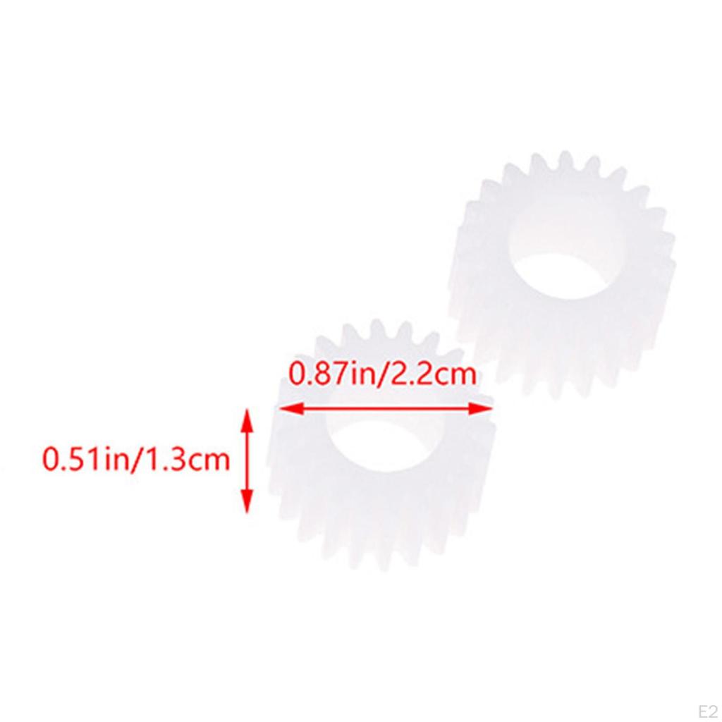 2 Pieces Car Wash Machine Gears Maintenance Kit Lightweight Washing Parts Motor Gear Wheel
