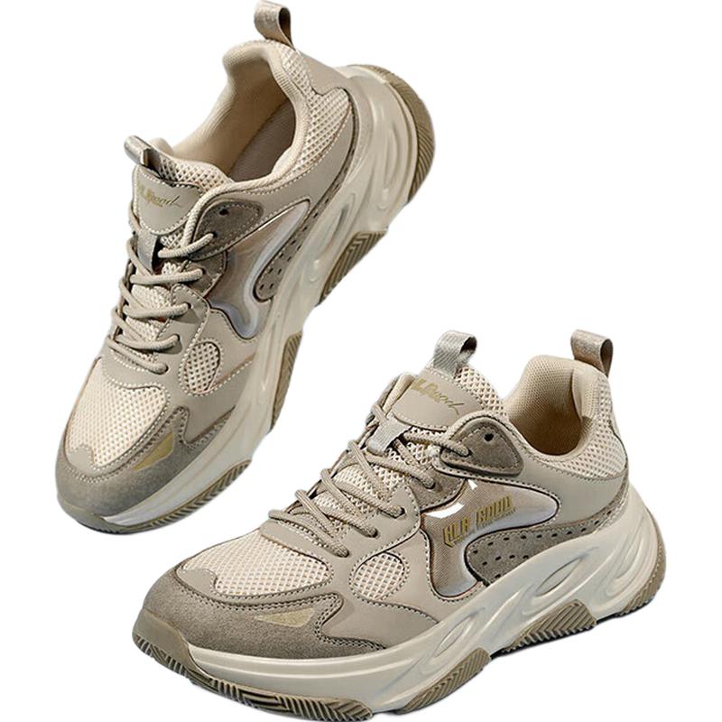 HLA Men s Fashion Breathable Sport Casual Dad Shoes 42 хаки