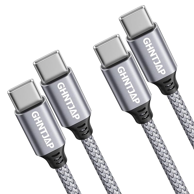 

GHNTJAP USB C to cable [0.5m+1m/set of 2] PD compatible 60W fast charging high speed data transfer Type iPhone Compatible with USB-C models such as