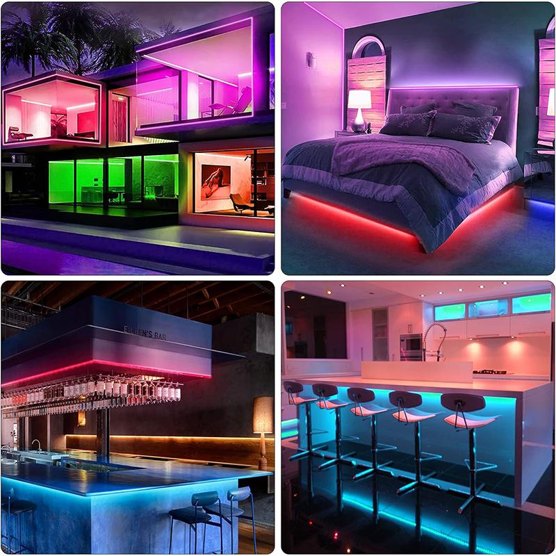 TUYA WIFI LED Strip Lights RGB 5V USB Led Light Bluetooth Music SYNC TV Background Lighting Tape for Alexa Game Room Home Decor