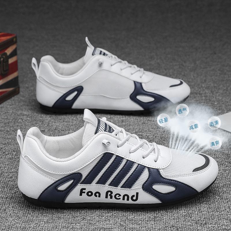 Herrenschuhe mit einem Pedal Sommer Mesh atmungsaktive Freizeitschuhe Live-Sport Laufen schwarz vielseitig weichsohlige Arbeitsschutzschuhe