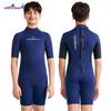 2,5mm Kinder Ganzkörper-Neoprenanzug Schnorcheln Schwimmen Surfen Warm Thermisch Tauchanzug Jungen Größe 8-16 Schwarz Marine