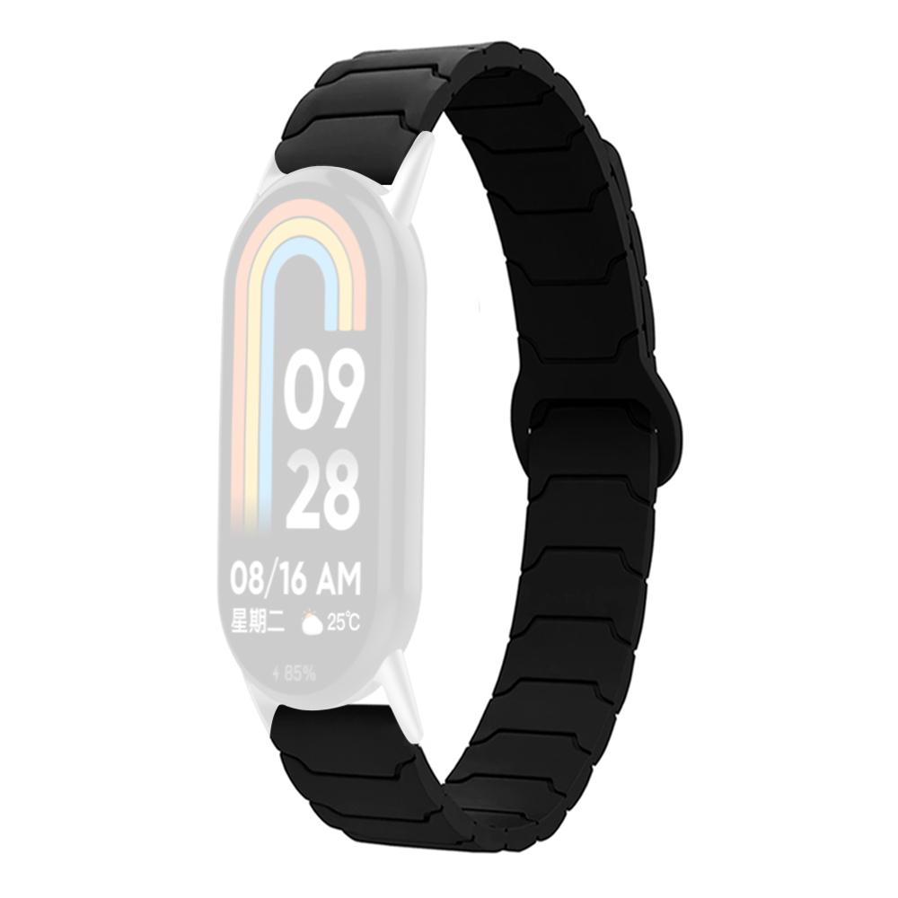 Watch Band for Xiaomi Smart Band 10/9/8 Silicone Magnetic Replacement Strap