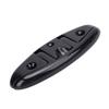 5in Boat Folding Cleat Heavy Duty Black Stainless Steel Marine Dock Cleat for Yachts Speedboats Fish
