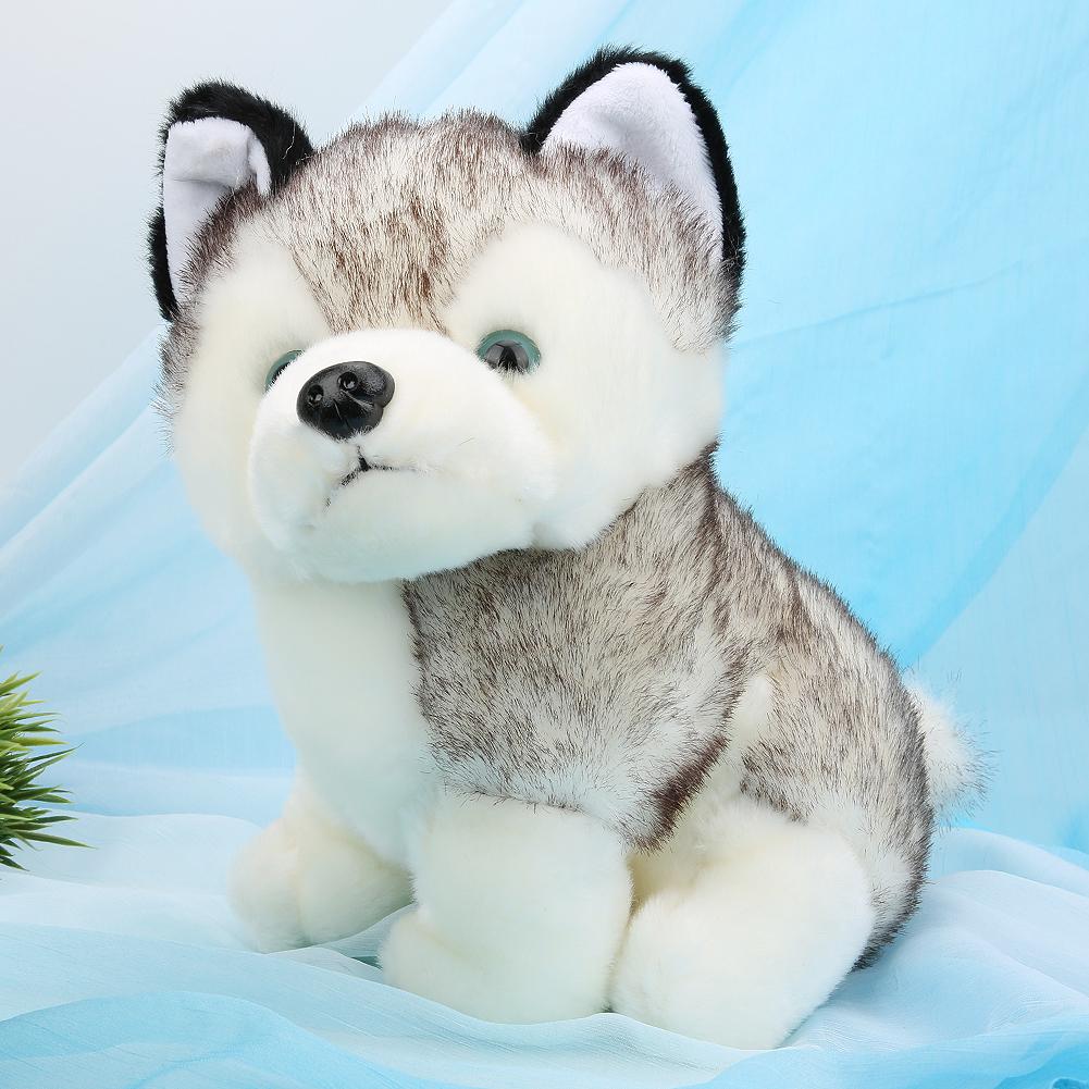 Children Kid Cute Huskie Plush Doll Dog Animal Plush Toy Birthday Gift Decoration28cm