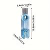 3 In 1 Bottle Gap Cleaner Brush Multifunctional Brush Cup Crevice Cleaning Tools Kitchen Mini Silicone Cup-Holder Cleaning Brush