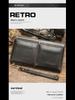 MVA Men's Long Retro Genuine Leather Wallet - Large Capacity Card Holder with Multiple Slots, First Layer Cowhide Clutch Bag.