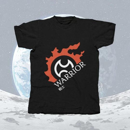 Warrior - For Warriors of Light & Darkness FFXIV MMORPG Job T-Shirt L