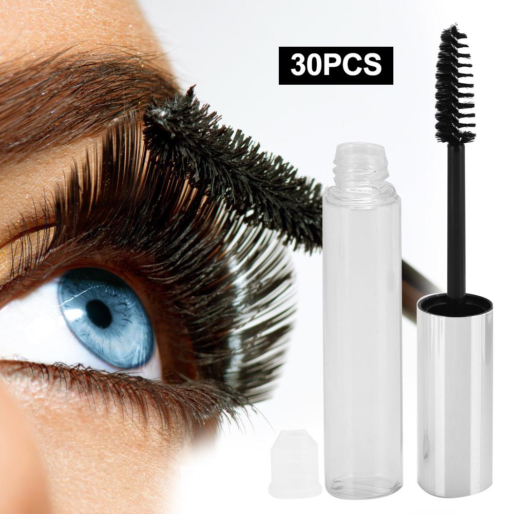 30pcs 10ML Empty Mascara Tubes Eyelash Cream Liquid Vial Refillable with Bottle Stopper Cosmetic