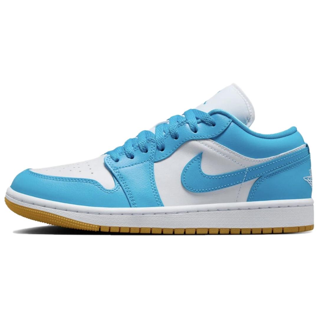 

new JORDAN 1 Low White Gum Light Brown Dark Powder Blue Women s 36.5
