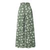 Women's Summer Wide Leg Pants High Waisted Flowing Pockets Fashion Casual Casual Bohemian Printed Beach Pants