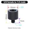 1/4 to 3/8 M5 M6 M8 Male to Female Conversion Thread Screws Tripod Screw Mount Adapter For GoPro insta360 DJI OSMO Action Camera