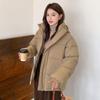 Down Cotton-padded Jacket Women's Short New Thick Cotton-padded Clothes and Bread Clothes Korean Version of Loose Cotton-padded Winter Coat