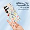 For Samsung Galaxy S25 Ultra Case Colorful Flower Branches Pattern Printing Straight Edge TPU Phone Back Cover