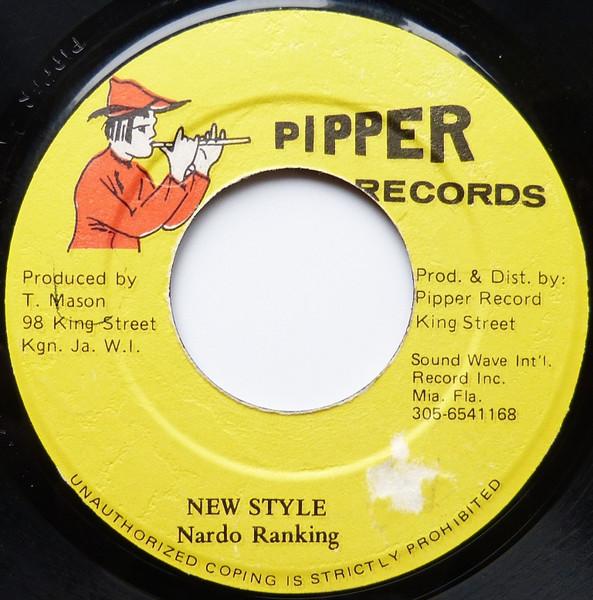 

7inch Record NARDO RANKS New Style NONE Pipper Records Jamaica Reggae Ska Dub Used