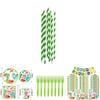 Adorable Cartoon Dinosaur Party Birthday Supplies Complete Tableware Plates Cups Banner