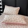 Fronha Acolchoada Grossa Estilo Floral Fronha de Travesseiro 48x74cm Capa de Almofada Capa de Travesseiro de Cama para Casa 2 Peças Fronha fundas de almohada
