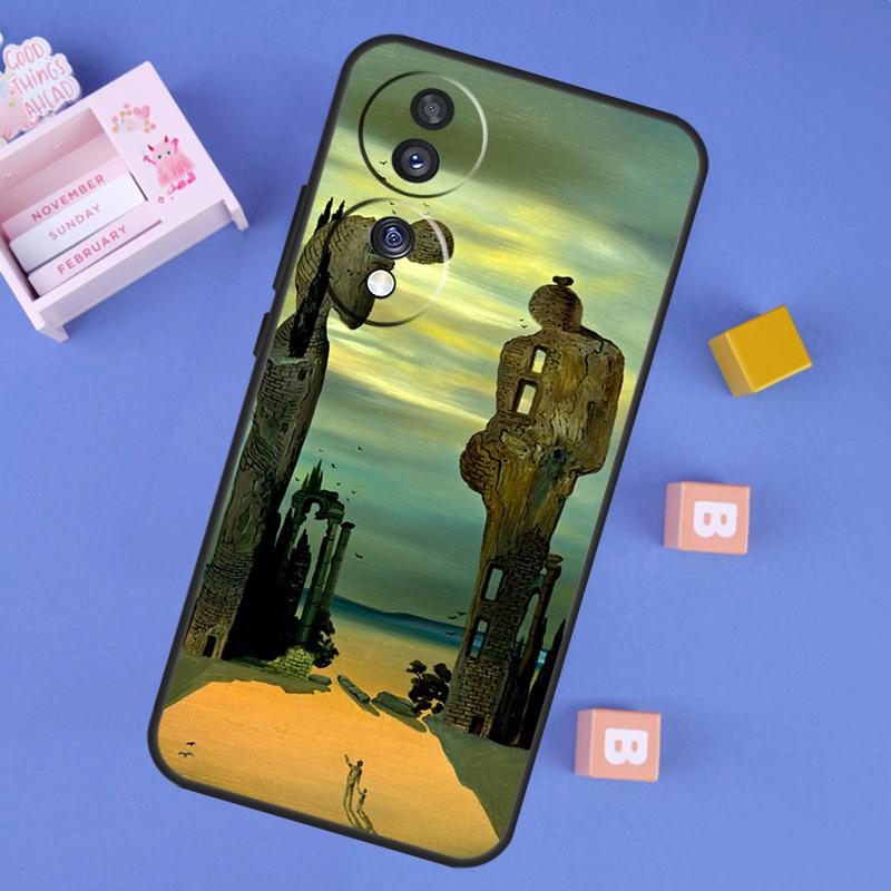 Salvador Dali Painting Case For Honor 200 400 Lite 50 70 90 X9a X9b X9c X9d X8b X8c Win RT Magic 7 5 6 8 Pro Cover