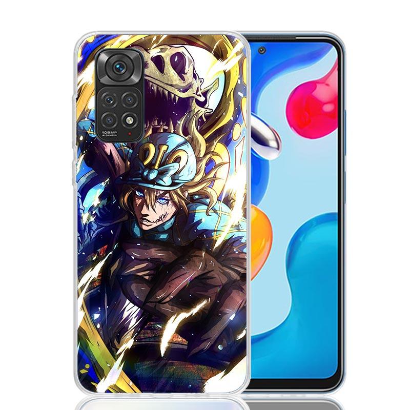 JoJo Abenteuer Dio Diego Brando Handyhülle Für Xiaomi Redmi Note 15 14 13 12S 12 Pro Plus 11S 11E 11 11T 10S 10 Kunst Weiches Muster