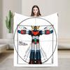 192 Vitru Grendizer Blanket Flannel Winter UFO Robot Goldrake Lightweight Thin Throw Blanket for Home Outdoor Plush Thin Quilt