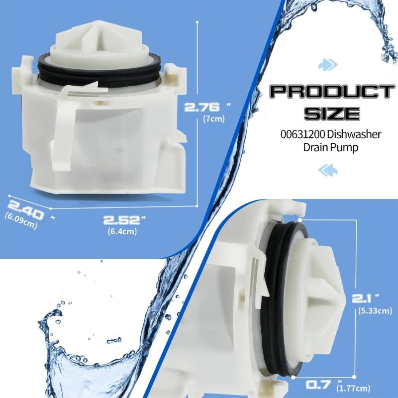 Compact Dishwasher Drain Pump Plastic Housing For Efficient Water Drainage System