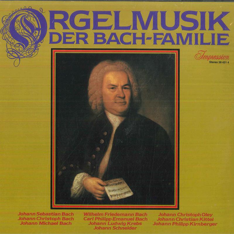 

LP Record MARTIN WEYER Orgelmusik Der BachFamilie 384222 IMPRESSION 197 Germany Classical Used
