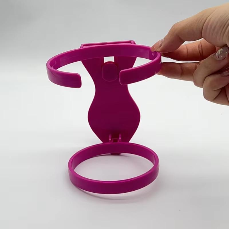 

Cup Holder For Bogg Bag Adjustable Plastic Water Bottle Holder For Beach Tote Bag 30/40 Ounces Plug-In Drink Holder розы красного