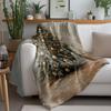 Tuniu Cozy Christmas Tree Fleece Blanket Soft Warm Throw Blanket for Sofa Bed Bedroom Living Room Decor