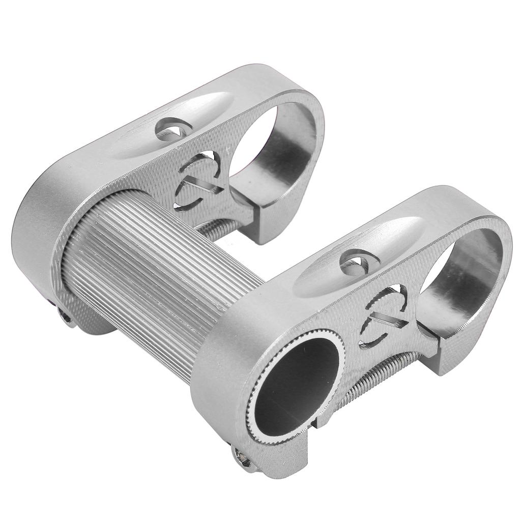 Bicycle Double Stem Riser 25.4MM Folding Bike Aluminium Alloy Adjustable Handlebar Stem