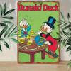 2D Flach, 1 Stück 8x12 Zoll Eisen Wandbehang Dekoration, geeignet für Raum Heimdekoration, Disney "Mickey Mouse und Donald Duck" cl