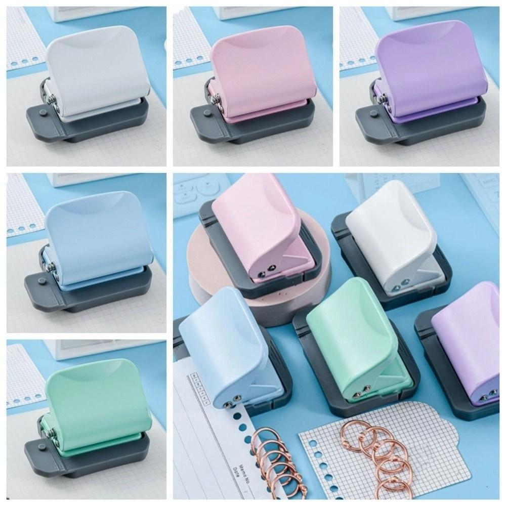 DIY Scrafts 6-hole Paper Punch Paper Cutter DIY Hole Punch 5 Color Loose-leaf Punch  School