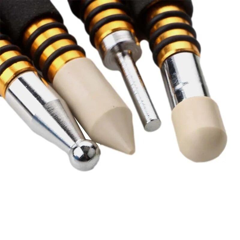Anti-slip Car Body Paint Dent Repair Tool Removable Kit  Pen Shape Traceless Repair Tool Automobile Body Dent Removal 4PCs