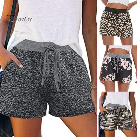 Buy Women Elastic High Waist Flower 
