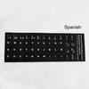 Keyboard Sticker Protective Multiple Language Frosted Non-marking Universal Keyboard Decal Sticker for Laptop