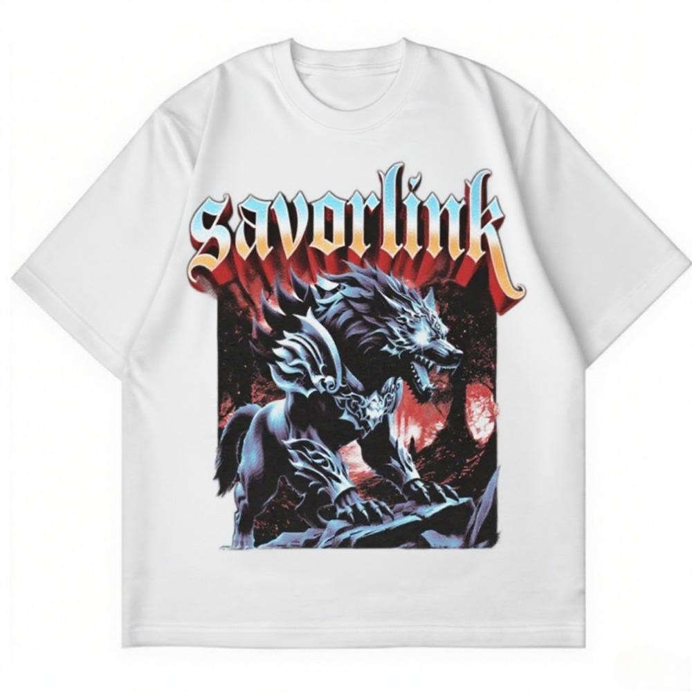 

Street Daily Style High-quality Printed Cotton Short-sleeved Couples Are Fashionable Casual and High-quality Hot Trend T-shirt S