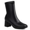 Fashion Autumn Ankle Boots for Women Black Gold Short Boot Fashion Square Toe Thigh Dance Fetish Party Shoes Lady Large Size 45