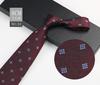 Men'S Tie 8Cm Dress Gentleman'S Suit Shirt Burgundy Wedding Groom Pattern Hand Wear Business Tie