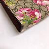 [Pre-Owned] GG Blooms Logo Canvas And Leather Clutch Bag Large - Excellent #1I66GO2