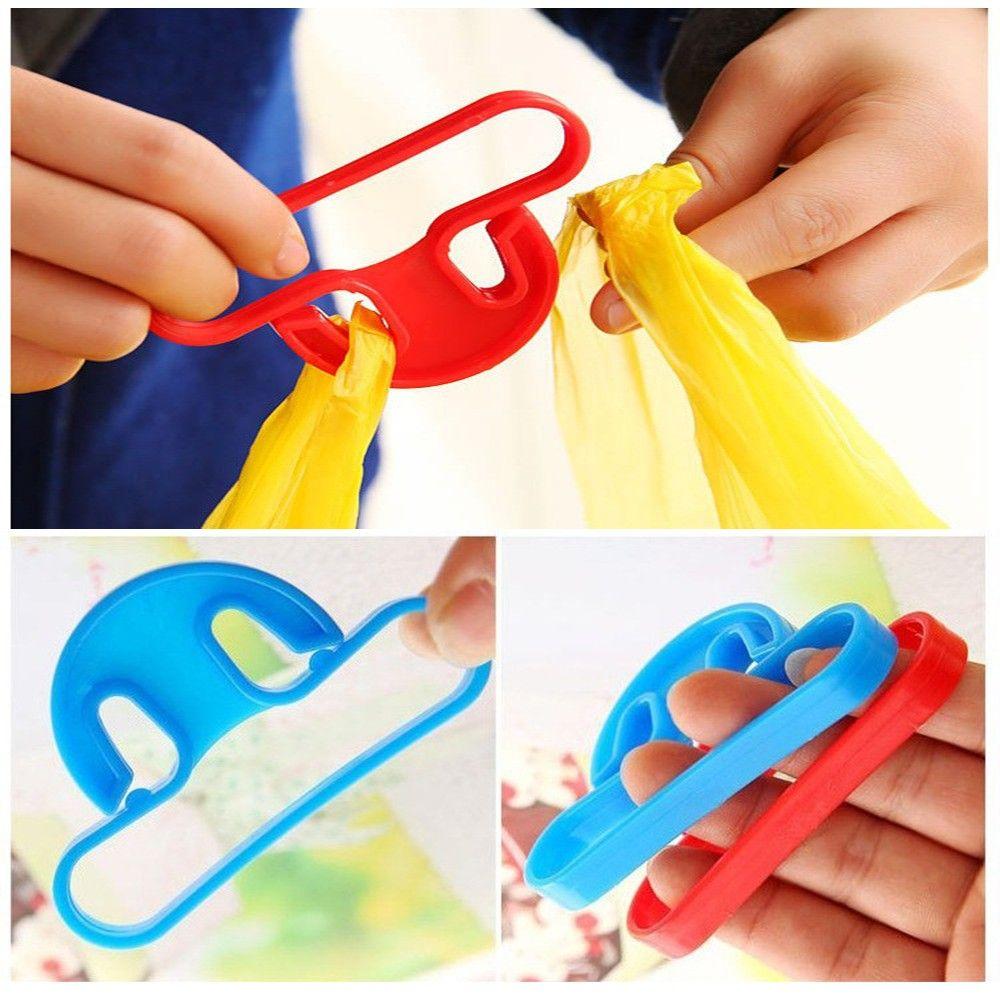 Creative Bag Carrier Household Goods Solid Carrier Bag Tools Shopping Grocery Bag Holder Handle
