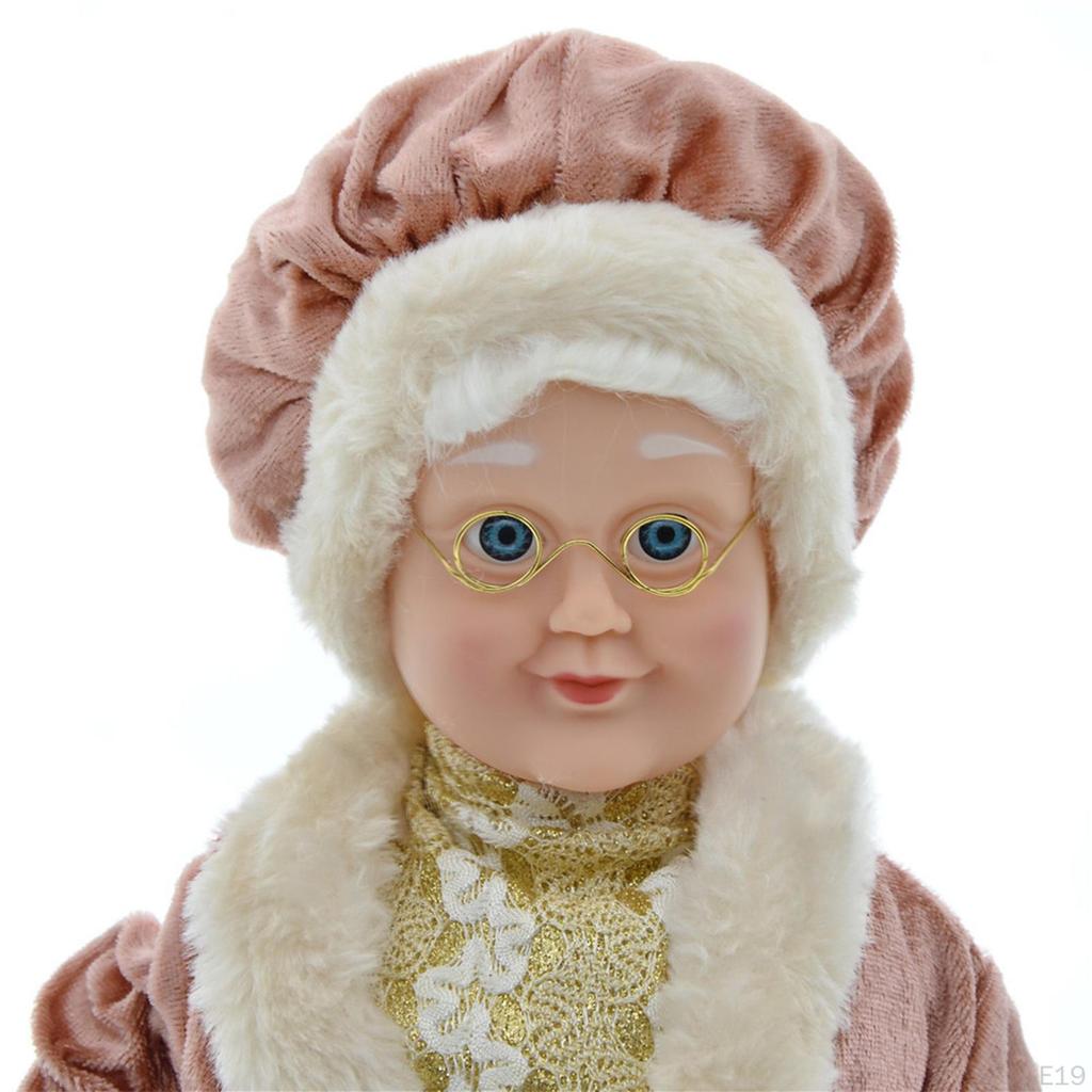 Santa Claus Figurines, Standing Figurines Decorations Gift for Indoor Home Office