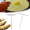 Crepe Spreader and Spatula Kit, Portable Pancake Cooking Tool Utensil Batter Spreader for Kitchen, Dining Room, Camping Snack