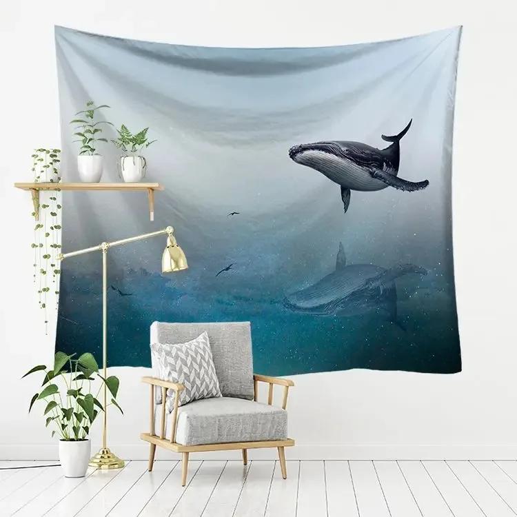 Гобелен с рисунком морского кита — фото 10