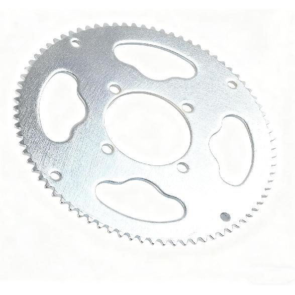 VGEBY 54mm 80 Teeth Sprocket, Rear Chain Sprocket for 47cc 49cc Dirt ATV Quad Minimoto Motorcycle, 25H Steel Sprocket with Long Service Life