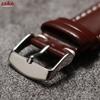20mm 22mm Universal Oiled Leather Watch Band Quick Release Bracelets Brown Black Genuine Leather Strap for Samsung Watch 7/6/5/4