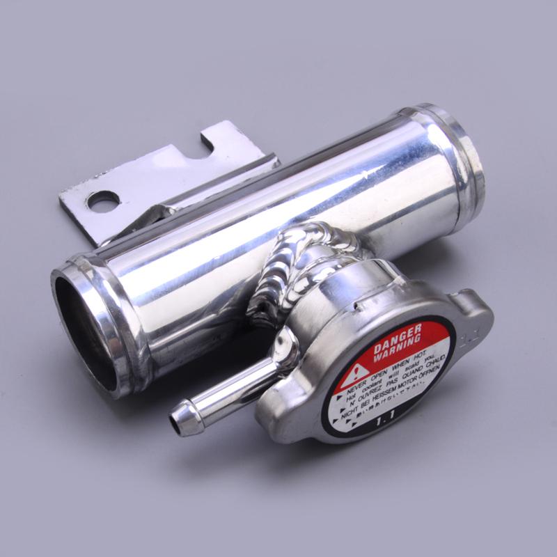 Silver Water Tank Nozzle Filler Fill Neck With Cap High Quality Fit For Mitsubishi Lancer Evolution EVO 10 X GSR